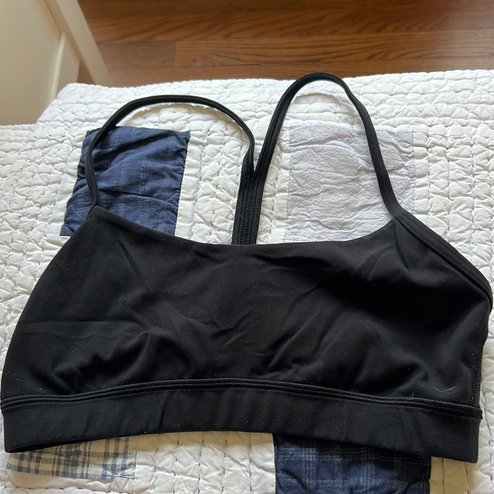 Lululemon Flow Y Bra Black Women’s size 6